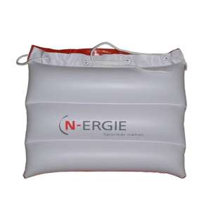 <span class=keywords><strong>Coussin</strong></span> de voyage gonflable 2-en-1 personnalisé avec logo Beckon pour le cou et les oreilles, idéal pour les voyages, le camping et les siestes au bureau - Product Image 1