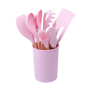 Accesorios <span class=keywords><strong>de</strong></span> <span class=keywords><strong>Cocina</strong></span> <span class=keywords><strong>de</strong></span> <span class=keywords><strong>Silicona</strong></span> 12 en 1 con Mangos <span class=keywords><strong>de</strong></span> Madera, <span class=keywords><strong>Utensilios</strong></span> <span class=keywords><strong>de</strong></span> <span class=keywords><strong>Cocina</strong></span> Certificados - Product Image 5