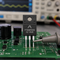 BTA16(FT1608FW35): Beban Induktif Isolasi Internal Dv/dt Tinggi 3Q Triac Dua Arah 800V TO-220F untuk Pengaturan Kecepatan Motor