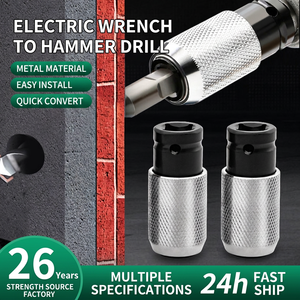Adaptador de llave eléctrica Lewei para taladro percutor, convertidor de enchufe de grado industrial de acero al carbono para herramientas eléctricas - Product Image 2