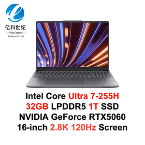 โน้ตบุ๊กธุรกิจส่วนบุคคล New YOGA Pro 16 Ultra7-255H 32GB 1TB GeForce RTX5060 หน้าจอ OLED 16 นิ้ว 2.8K 120Hz แบบไม่สัมผัส  ซีพียู Core Ultra7 - Product Image 3