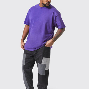 100% coton 180 grammes T-shirt ample surdimensionné de haute qualité pour hommes Logo personnalisé impression en mousse T-shirt imprimé bouffant 3d - Product Image 6