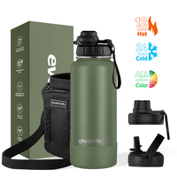 Botellas de Agua de Acero Inoxidable al Vacío de 32 oz en Oferta con Diferentes Termos para Beber Tapa con Cierre y Frasco Ecológico