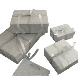 High Quality Sparkly Glitter Packaging <b>Gift</b> <b>Boxes</b> <b>Large</b> Glitter <b>Gift</b> Box Packaging Present Festival Party Custom <b>Gift</b> Box - Product Image 1
