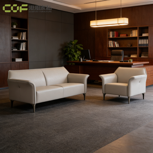 ชุดโซฟาหนังโซฟาแบบแยกส่วน, โซฟาหนังแบบแยกส่วนหรูหราเฟอร์นิเจอร์โซฟาปรับเอนได้ - Product Image 3