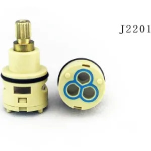 J2201 Hot Selling Faucet Cartridges Ceramic Spool 22mm 3-Way Diverter Suitable For Kitchen Tap Basins Faucet Etc.