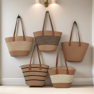 Bolso de mano informal abierto de gran capacidad para mujer, forro de poliéster, diseño ecológico para viajes en la <span class=keywords><strong>playa</strong></span> - Product Image 3