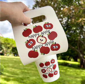 Portavasos desechable de papel kraft, resistente y universal, ideal para llevar té con leche, café y bebidas. - Product Image 4