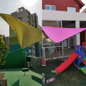 Toldo Triangular Impermeable para Exteriores, Tela Oxford HDPE, Red de Protección Solar, Diseño Duradero y Elegante - Product Image 2