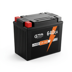 แบตเตอรี่ลิเธียมสำหรับมอเตอร์ไซค์ 12V 9Ah 640CA สตาร์ทติดง่ายด้วยปุ่มเดียว รองรับบลูทูธ - Product Image 1