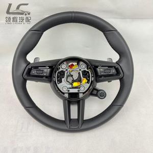 Volant en cuir <span class=keywords><strong>Porsche</strong></span> de haute qualité, design sportif en fibre de carbone, livraison directe d'usine, amélioration parfaite de l'intérieur pour - Product Image 4