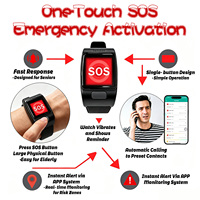 Reloj Inteligente VL12S Unisoc W307 4G GPS con Monitor de Datos de Salud, Llamada SOS, Detección de Caídas, Pulsera Inteligente para el Cuidado de Personas Mayores