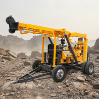 230m 600m 650m Moteur Diesel Puits d'eau DTH Foreuse Remorque Montée Forage Machine Chenille pour Core Drill Rock Drill