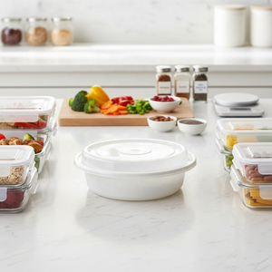 Contenedor de Alimentos Desechable Versátil de Plástico PP con Tapa a Juego, Caja Resistente para Preparación de Comidas para Servicios de Catering Profesional - Product Image 1