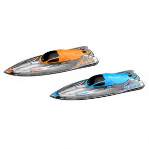 Lancha <span class=keywords><strong>de</strong></span> Carreras a Control Remoto 2.4G, Juego <span class=keywords><strong>de</strong></span> <span class=keywords><strong>Dos</strong></span> Piezas para <span class=keywords><strong>Dos</strong></span> Jugadores, Barco RC con Luces LED, Juguete <span class=keywords><strong>de</strong></span> Plástico Impermeable - Product Image 5