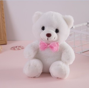 Ours en peluche lumineux rose, jouets en peluche, éclairage LED, grand ours en peluche avec nœud, coussin en peluche, ours en peluche, cadeau de Saint-Valentin, cadeau d'anniversaire - Product Image 2