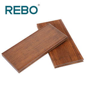 Hiện đại 18 mét dày không thấm nước thiết kế tre sàn gỗ decking ABC bề mặt chấm điểm bấm vào cài đặt khóa cho công viên - Product Image 4