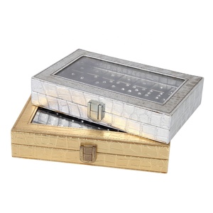 Caja de Almacenamiento Plegable para Juego de Dominó, de Madera y Cuero PU, Hecha a Mano, Resistente, para Interiores, de Lujo, al por Mayor - Product Image 1