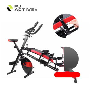 PINJIAN Équipement de Gymnastique à Domicile Multifonction 7-en-1 Vélo de Spinning Magnétique et <span class=keywords><strong>Banc</strong></span> <span class=keywords><strong>d</strong></span>'Entraînement Abdominal pour Abdominaux - Product Image 3