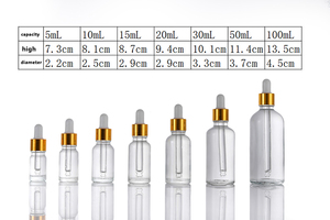 Nhà máy sản xuất rõ ràng Glass <span class=keywords><strong>dropper</strong></span> tinh dầu chai 5ml/10ml/15ml/20ml/30ml/50ml/<span class=keywords><strong>100ml</strong></span> chất chai mỹ phẩm Chai thủy tinh - Product Image 5