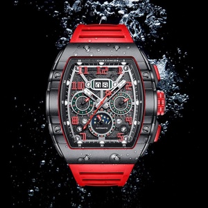 Reloj Mecánico de Lujo Personalizado para Hombre, Esfera y Correa de Diseño Moderno, Resistente al Agua y con Reserva de Marcha, en Oferta - Product Image 4
