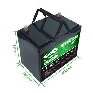 Upp 12V 24 Volt 100Ah DIY tùy chỉnh cuộc sống PO4 12.8V pin di động 3.2V siêu Trạm điện - Product Image 2