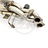 Silencieux à soupapes CSZ pour Porsche 718 Cayman GT4 / GTS / Boxster Spyder 4.0L Axleback