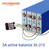 Ecualizador Activo al por Mayor, Balanceador de 5A, 3S 4S 5S 6S 7S 8S 10S 12S 14S 16S 17S 21S, Condensador de Energía para Baterías Lifepo4/Lipo/LTO
