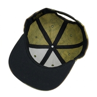 Casquette Snapback Unisexe en Polyester/Coton avec Broderie Personnalisée Camouflage, Mode Hiver Hip Hop Street Sportive, pour le Sport et le Cyclisme