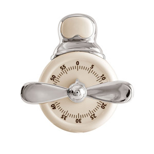 Minuteur de cuisine mécanique magnétique rotatif 60 min avec cadran de compte à rebours, design décoratif de dessin animé - Product Image 2