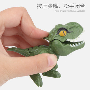 JM Mini Figurine Dinosaure Mordant le Doigt, Modèle Créatif Amusant, Blocs de Construction, Jouets pour Enfants, 4 Couleurs, Vente en Gros - Product Image 4