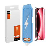 Kit d'installation facile 9H avec film protecteur d'écran en verre trempé anti-poussière pour iPhone 14 15 16 17 18 Pro Max