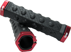 Poignées de vélo BMX à motif de football, antidérapantes, hexagonales, UFOR UG‑603, pour la pratique des cascades - Product Image 4