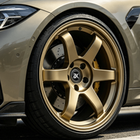 Jantes Bku forgées style Te37 5x114.3 pour Honda Civic Type-R FK8 FL5 EK EG FD2 S2000 Accord 17 18 19 20 pouces concaves T6 JDM