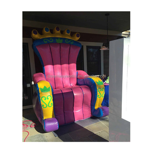 Silla Inflable de Princesa en Oferta 2025, Trono Inflable para Fiesta de <span class=keywords><strong>Cumpleaños</strong></span> de <span class=keywords><strong>Hija</strong></span> - Product Image 2