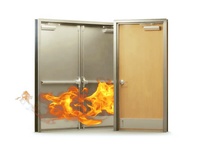 Portes de garage en acier inoxydable, prévention des incendies, sécurité, pour appartements et supermarchés, design moderne, vente en gros en Chine