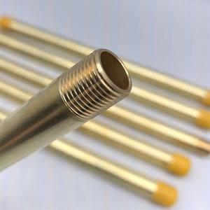 وصلة أنابيب نحاسية 38300 C36000، حلمة ذكر NPT مقاس 3/8 بوصة × 3/8 بوصة، بطول 12 بوصة و14 بوصة - Product Image 6