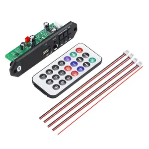 Hỗ Trợ Microphone <span class=keywords><strong>Karaoke</strong></span> 2*40W 12V Khuếch Đại Công Suất Màn Hình Màu Với Ghi Âm Cuộc Gọi Bo Mạch Chủ <span class=keywords><strong>Bluetooth</strong></span> MP3 Giải Mã Hội Đồng Quản Trị - Product Image 1