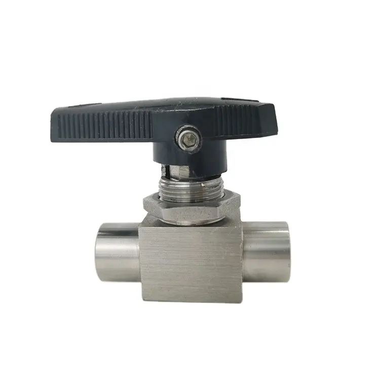 Female Thread Ball Valve 1/8 "1/4" 3/8 "1/2" 3/4 "BSPT NPT Stainless Steel 304 Tekanan Tinggi Suhu Tinggi 2 Way Ball Valve