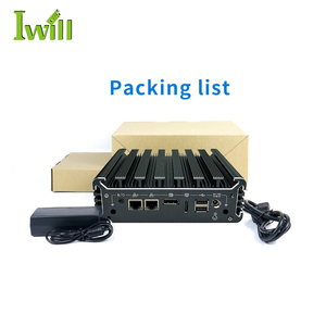 Mini <span class=keywords><strong>PC</strong></span> Industrial Personalizado sin Ventilador con Core I5 7360U, Win10/Linux, 2*COM, 2*LAN, 6*USB, Doble NIC para Ciudades Inteligentes - Product Image 6