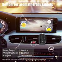 Diffuseur d'air intelligent de luxe sans eau pour voiture, désodorisant, éclairage d'ambiance ciel étoilé, alimentation USB, matériau ABS, fixation sur grille d'aération 1