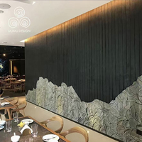 Revêtement mural extérieur en pin finlandais Shou Sugi Ban, bois brûlé, design MUMU, pour pergola de jardin