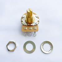 Potentiomètres audio pour guitare basse, axe de manivelle 15 mm 18 mm, A500K B500K A250K B250K OHM