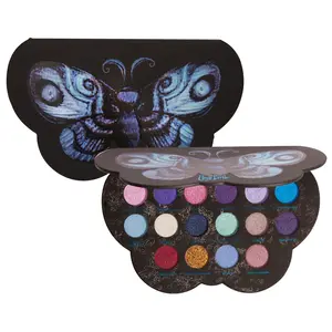 Özel makyaj yüksek pigmentli paleti kelebek boş göz farı makyaj güzellik paleti