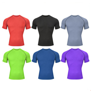 Wholesale Quick Dry GYM T-Shirt Sports Streetwear Fashion Oversized T Shirt Black Summer Short Sleeves <strong>Top</strong> Tees <strong>Tshirt</strong> - Product Image 2