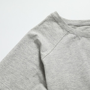 Indossare quotidianamente asimmetria in cotone CNSHELL a singolo strato manica corta con taglio <span class=keywords><strong>Top</strong></span> Casual - Product Image 3