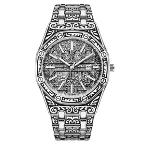 explosions foreign trade new fashion men's watches men's watches classic watches carved fashion antique watches - Product Image 4