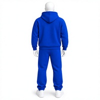 Ensemble de survêtement à capuche AMSEC INDUSTRY imprimé avec strass, longueur intégrale, 100 % coton, sweat-shirt et pantalon de survêtement, streetwear décontracté