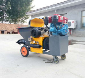 Máquina Multifuncional de Pulverización de Mortero a Diésel, Pulverizador de Pintura para Paredes Exteriores - Product Image 4