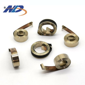 Manufacturer Stainless Steel Metal Torsion Spiral Coil Clip Clock Cable Flat Springs